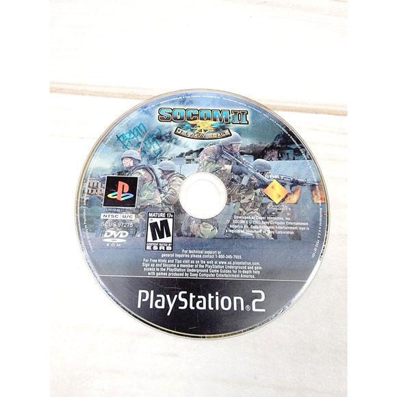 SOCOM 2 II US Navy Seals PS2 - PlayStation 2 Disc Only- Tested - Picture 1 of 2